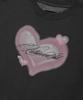 RETRIEVER CLUB Heart Crop Crewneck [Pigment Black]