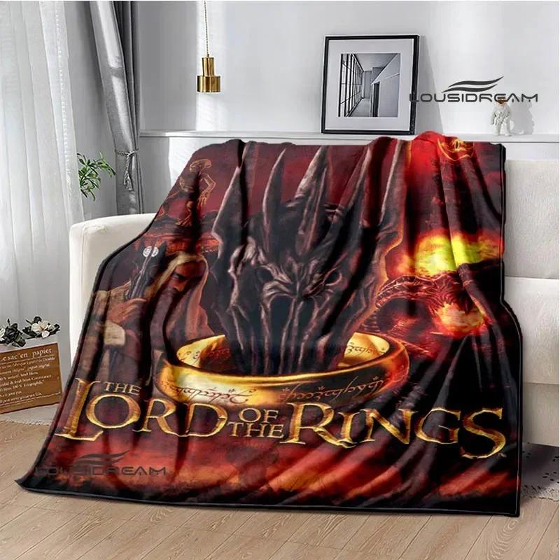 L-Lord of the Rings printed blanket Warm Flannel Blankets Soft and Comfortable Home Travel Blanket bed linings Birthday Gift