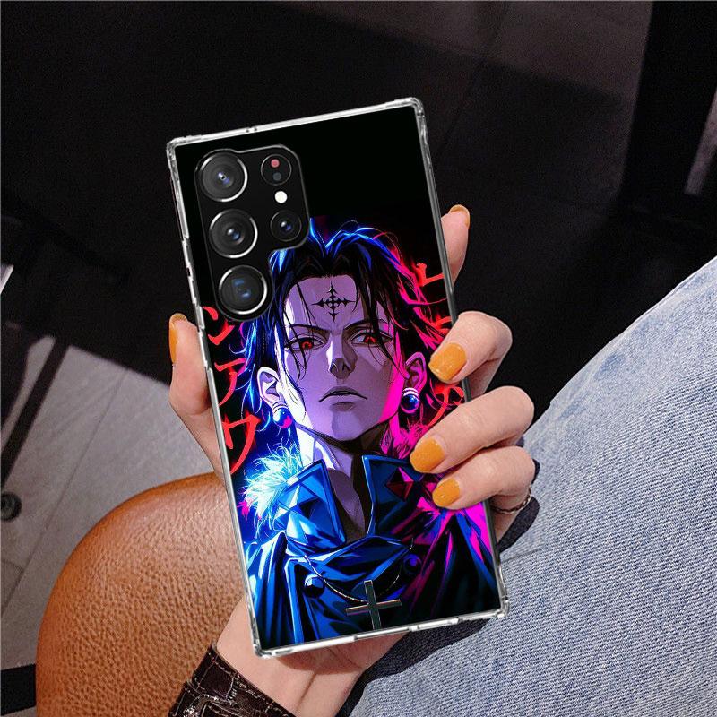 Huner X-Hunters Chrollo Shizuku Phone Case For Samsung Galaxy S24 S25 Edge S26 Ultra S23 S22 S21 Plus S20 FE + Personalized Prin