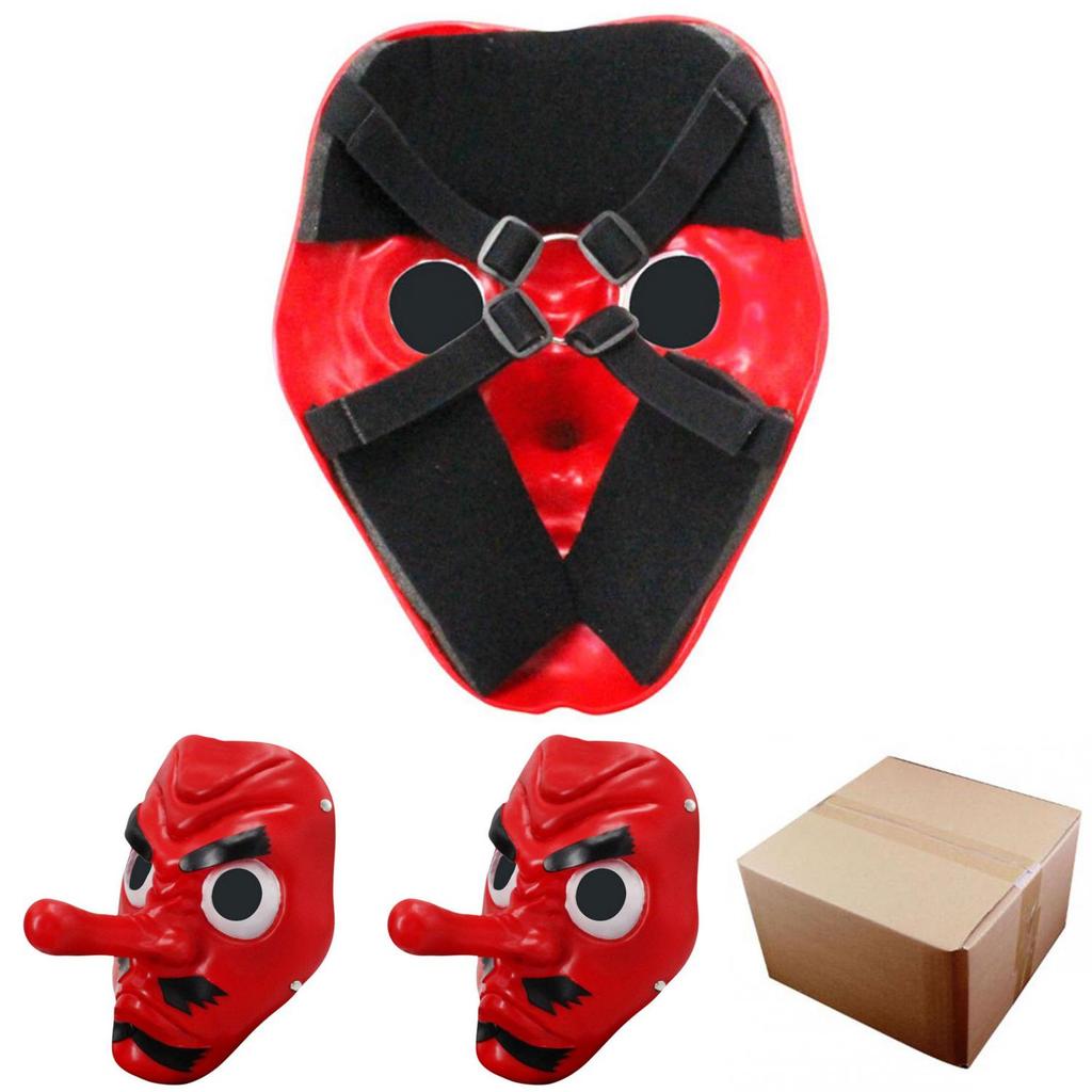 Red Tengu Demon Slayer Mask For Halloween And Themed Cosplay Events