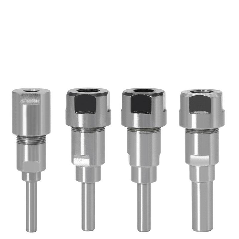 6mm 1/4" 8mm 12mm 1/2" Shank Engraving Machine Extension Rod 90mm Router Bit Collet Chuck Holder Woodworking Tools