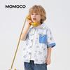 MOMOCO Boys' Short Sleeve Summer Shirt
