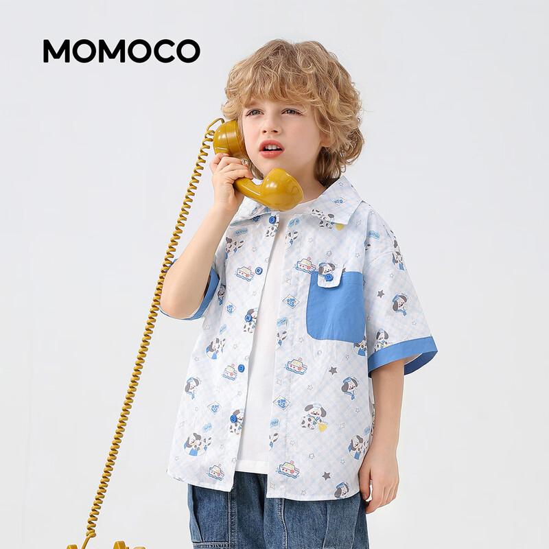 MOMOCO Boys' Short Sleeve Summer Shirt