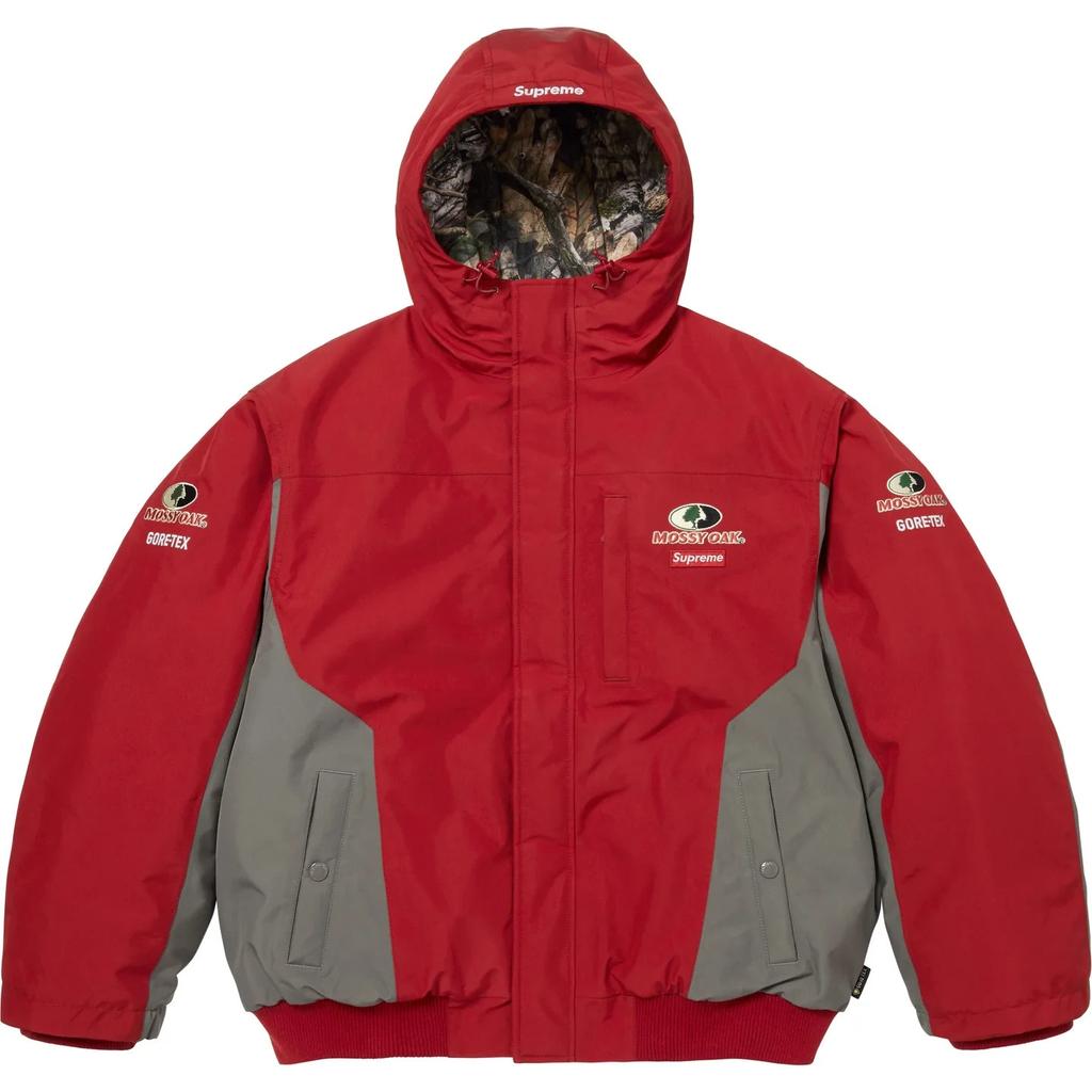 Supreme GORE-TEX Mossy Oak Jacket Red