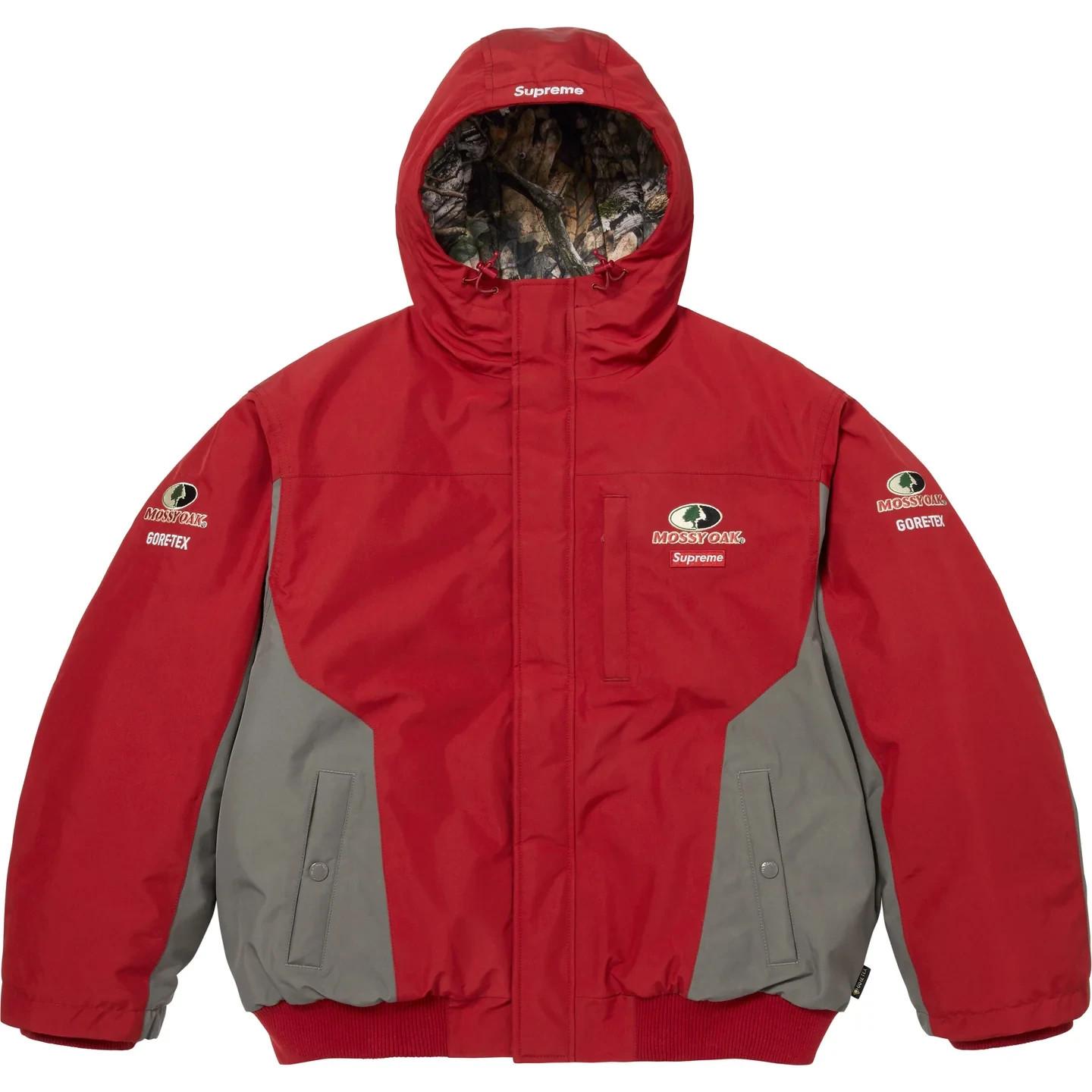 Supreme GORE-TEX Mossy Oak Jacket Red
