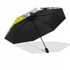 1pc Hunter x Hunter Chibi Characters Umbrella, Automatic Opening, Foldable Design, Iron Frame, Outdoor Use, Gift for Fans, Travel, Daily Use, Festival