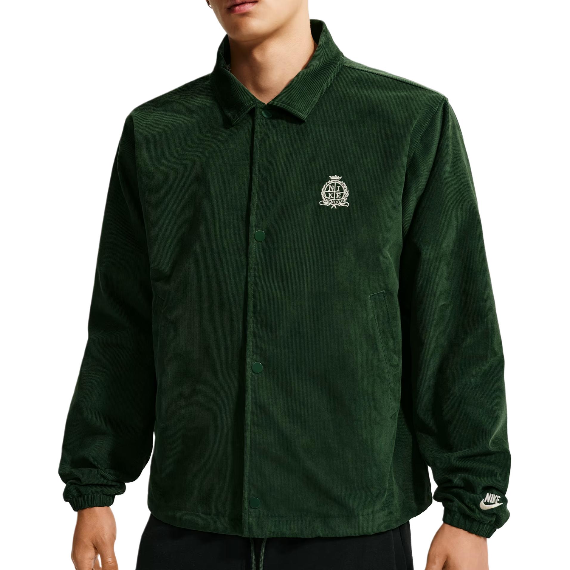 Nike Logo izšūta rāvējslēdzēja garām piedurknēm