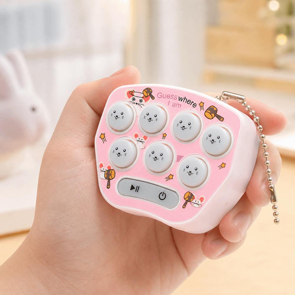 Mini Mole Whacking Game Interactive Gameplay Game Toy Keychain  Kids Games