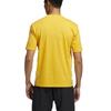 Adidas Sport Round Neck Casual Letter T-Shirt Men Tops Yellow GK3327