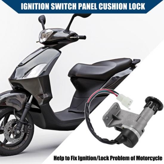 Ignition Key Switch Lock Assembly ONE  for GY6 49cc 50cc 125cc 150cc Model