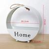 New Nordic Wrought Iron Wall Hanging Floral Basket Round Flower Pot Wall Mount