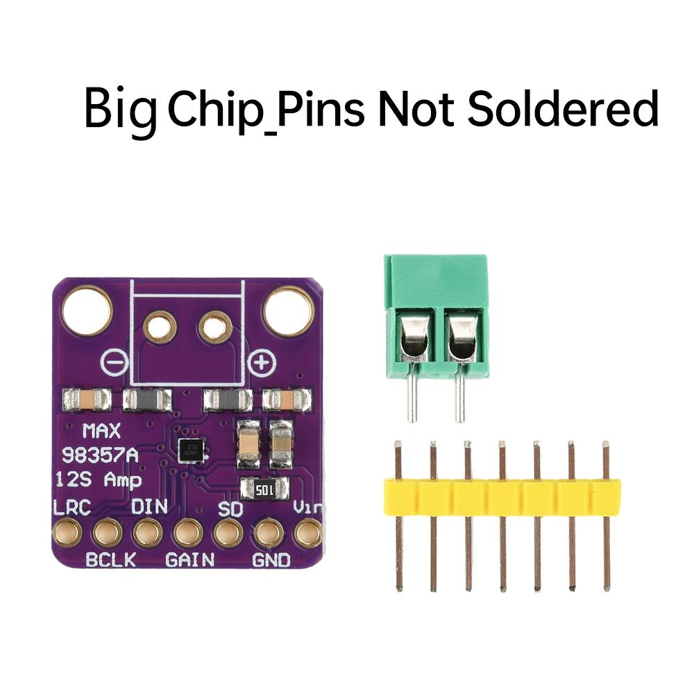 Hochwertiges MAX98357 MAX98357A I2S 3W Klasse-D-Verstärker Breakout-Interface I2S DAC-Decoder für Raspberry Pi Esp32