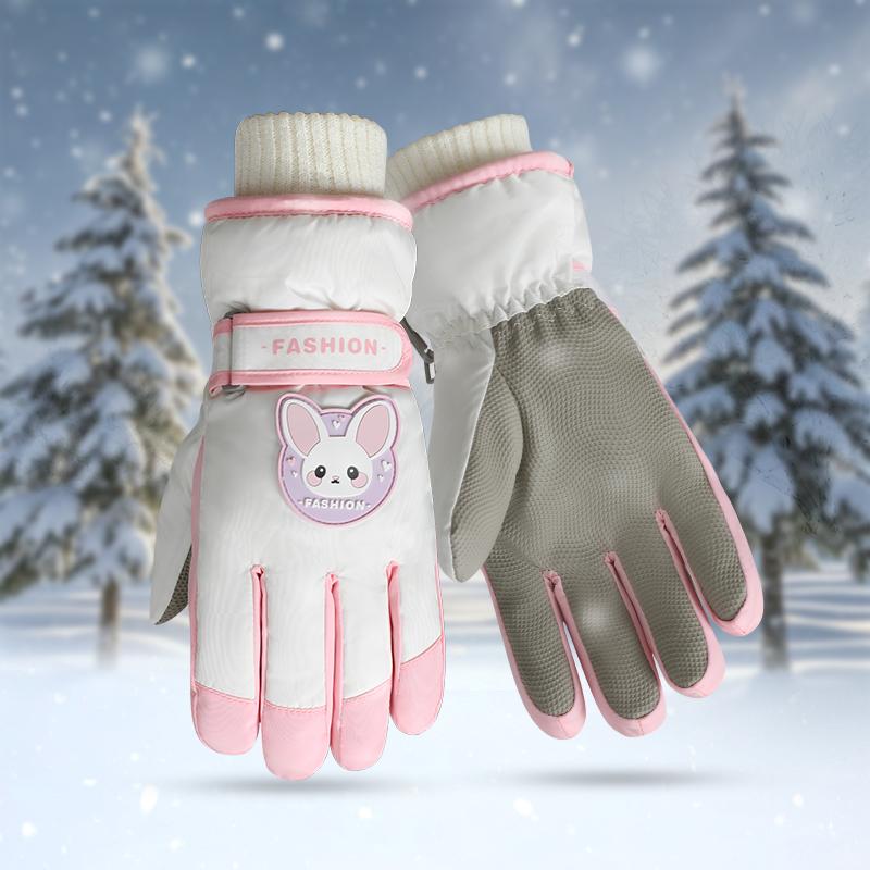 Winter Outdoor Child Full Palm Touch Screen WindProof Waterproof Keep Warm Ski Gloves