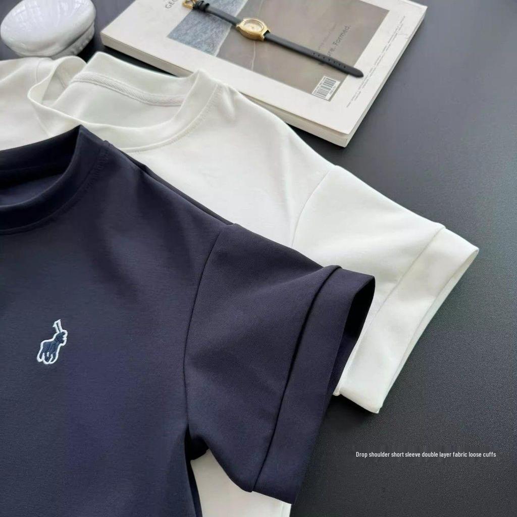 Korean Style Casual Sporty Women's Summer Three-Piece Outfit - Loose Pony Shawl Set