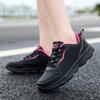 Fashion Women's Running Shoes Autumn Shock Absorption Female Sport Shoes Lightweight Casual Shoes Leather Surface Waterproof Low Help
