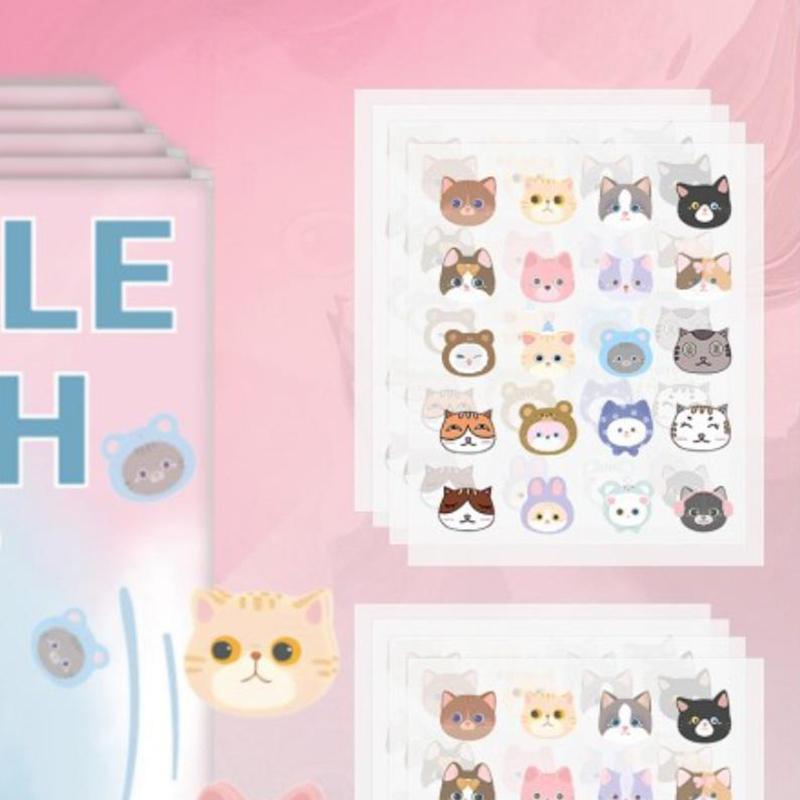 600 Pcs Cartoon Animal Shaped Acne Patches Skincare Stickers Makeup Tools