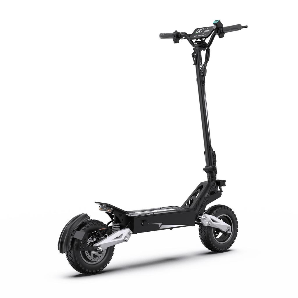 OOTD T10 Elektrická skládací koloběžka, 11 palců, 900W motor, Městská koloběžka, 48V 13,5Ah, Maximální dojezd 45 km, Maximální nosnost 120 kg, Černá