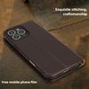 Genuine Leather Flip Case for IPhone 17 Pro Case with Card Slot Full Protection Folding Stand Case for IPhone Air IPhone17ProMax