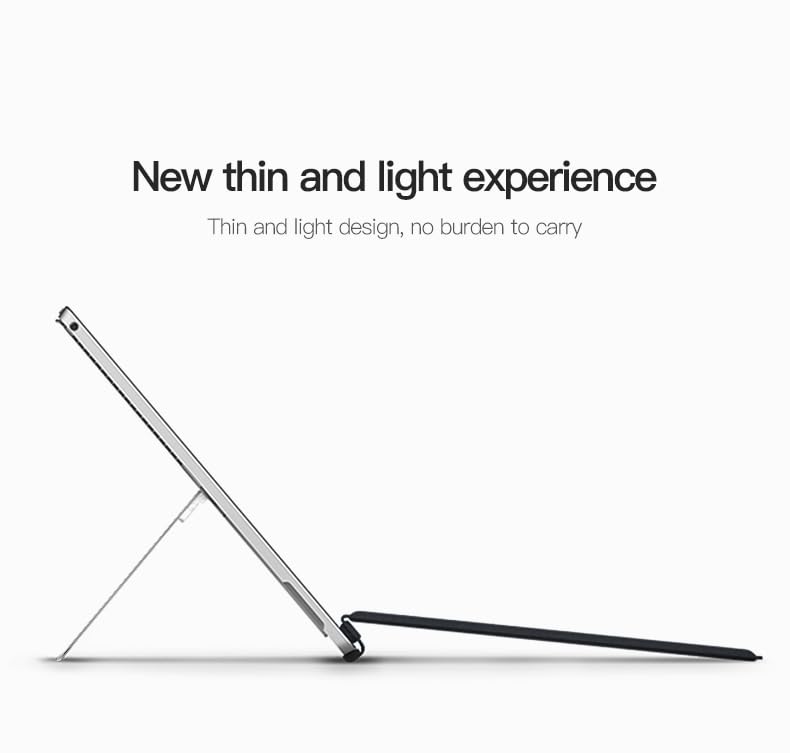 Surface Pro 6 Pro 3 Keyboard with Touchpad Surface Pro7 Pro6 Pro5 Pro4 Pro3 Keyboard Case Lightweight Thin Smart Wireless Bluetooth Keyboard Magnetic