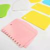Dessert Tools Cake Kitchen 3PCs/Set Pastry Dough Cutter Cake Slicer Baking Pasty Scraper Cake Blade Silicone Spatula Decoration