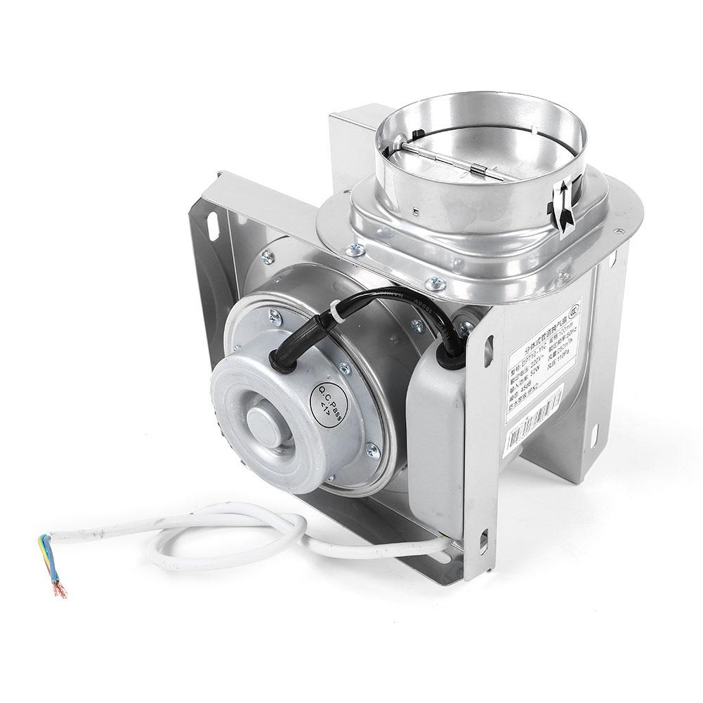 250m H Air Volume 4in Duct Pipe Exhaust Fan Concealed Silent Ventilating Fan for Hotel 220V