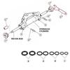 1 Set Guarnizioni Cilindro Sterzo Idraulico Montaggio Frontale Hs5167 Con Set Chiavi Per Seastar Accessori Auto