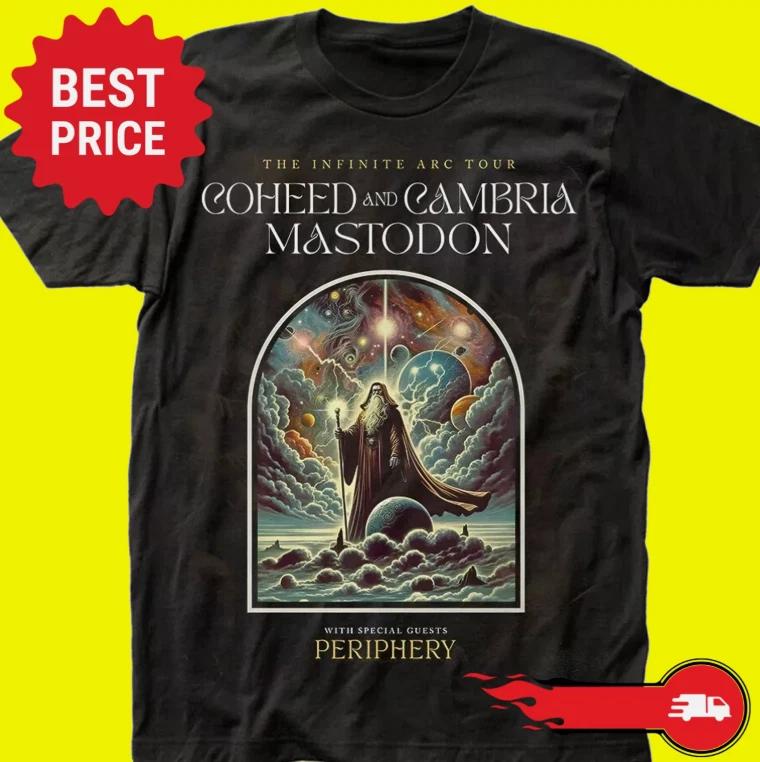 The Infinite Arc Tour Coheed and Cambria Mastodon T-Shirt 3XL