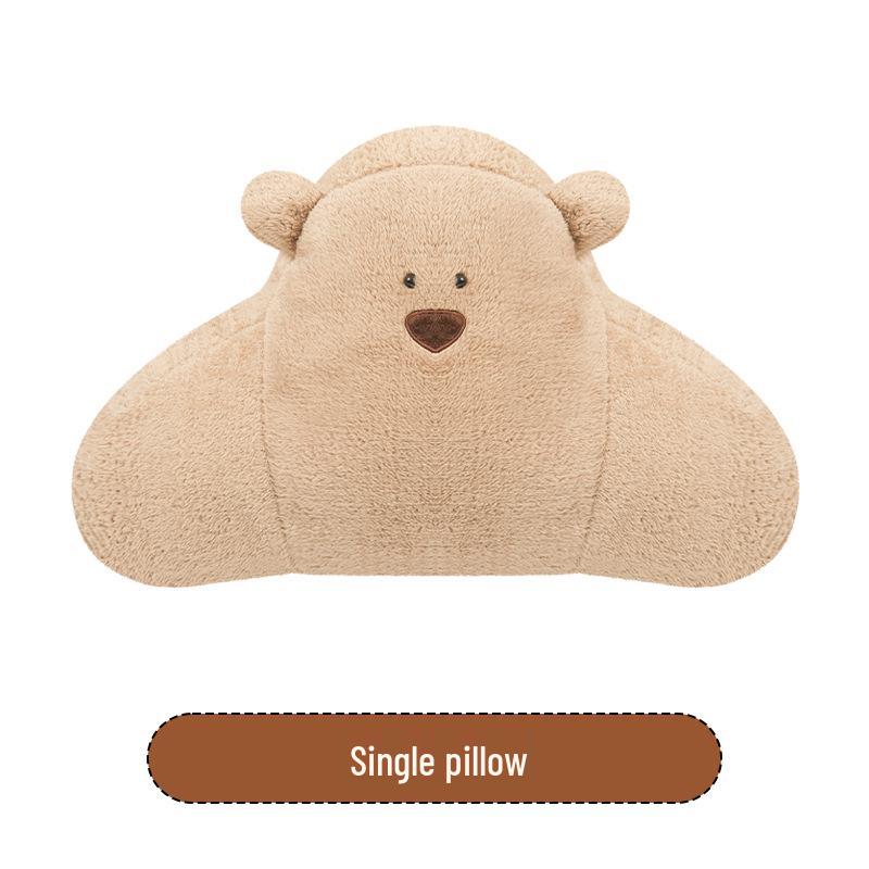 Cute Bear Plush Winter Car Seat Cushion for Mazda EZ6, CX30, CX50, and Mazda 6