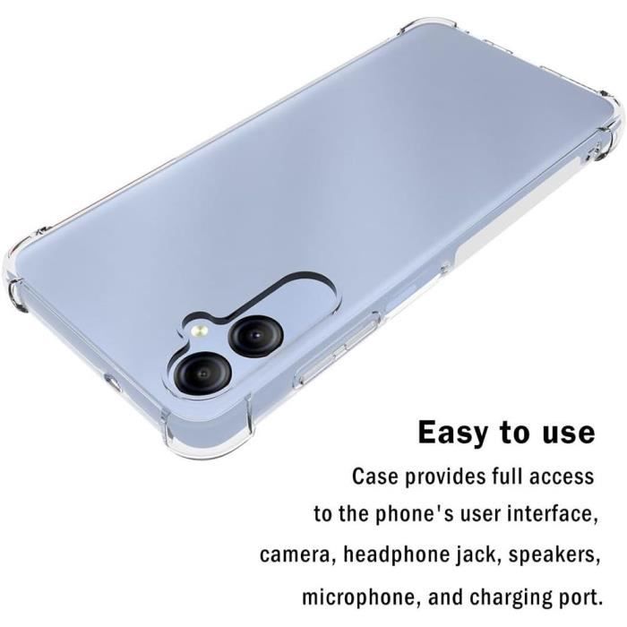 Coque de protection - BOOLING - Samsung Galaxy A05 - Antichoc - Transparent - 2 Verres Trempés