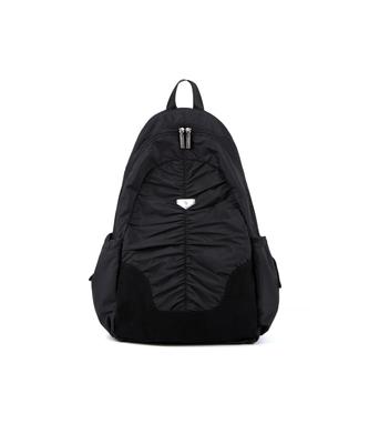 Leathery Drapery Ford Backpack [Black]