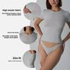 Cotton Jersey Tshirt For Women With Soft Stretch Fabric For Yoga And Casual Wear