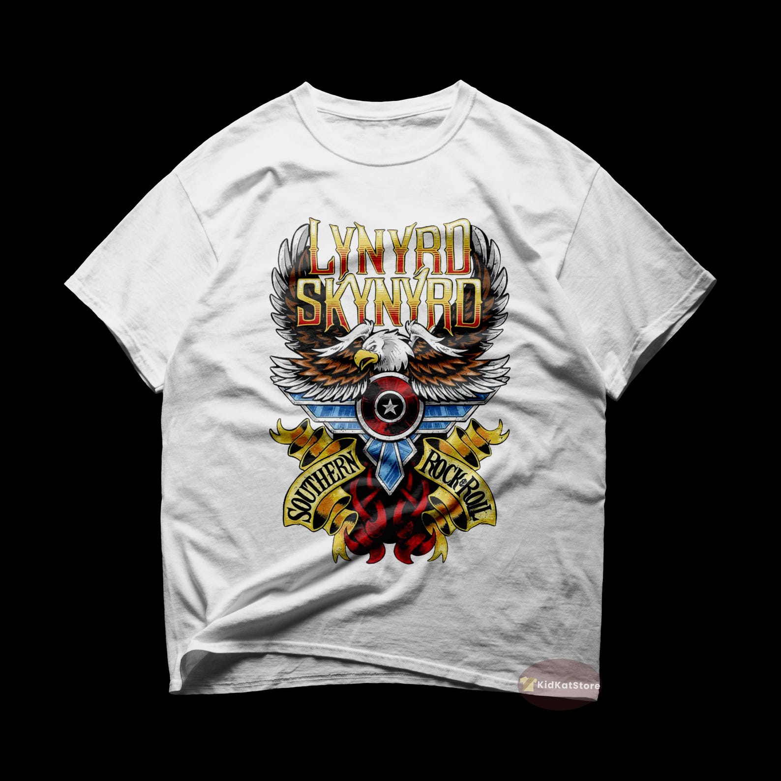 Lynyrd Skynyrd T shirt | Rock Music Shirt | Free Bird | Sweet Home Alabama | Lynyrd Skynyrd Merch | Cotton Tee S