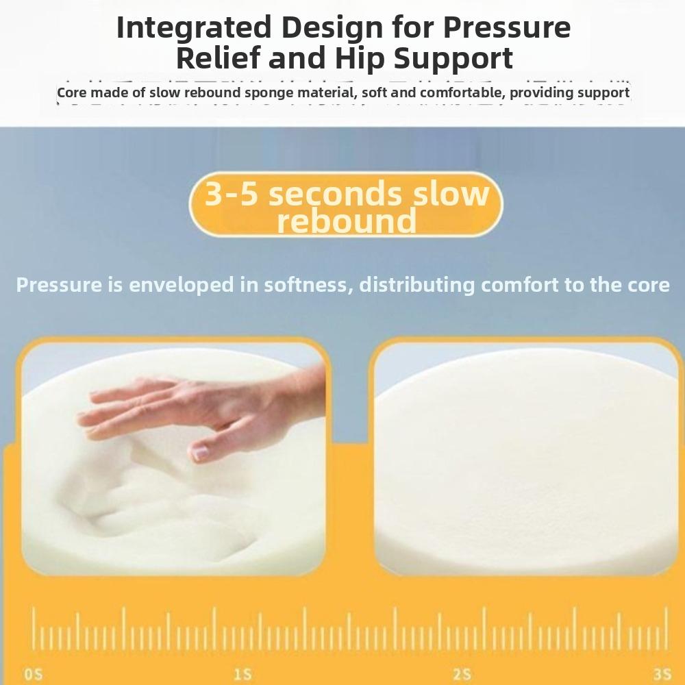 Breathable Round Sponge Cushion Cooling Slow Rebound Cushion Butt Cushion Stool Cushion Car