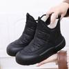 Cotton Boots  Winter Snow Boots High Top Casual Women's Shoes with Fleece All Season Cold Resistant Shoes