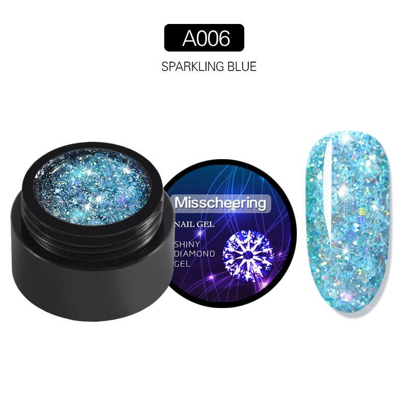 Super Glitter Sequins Gel Polish Flash Diamond Gel Shiny Nail Polish Soak Off Varnish Nail Art Gel Lacquer