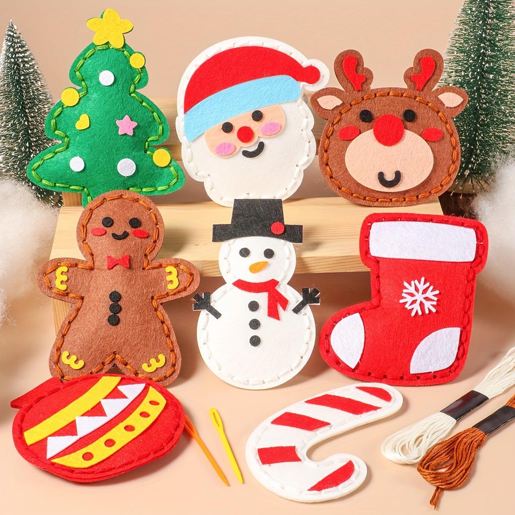 Christmas DIY Sewing Kit for Handcraft Fun Christmas Edition Main Picture Pattern Suitable for Christmas Tree Decoratio