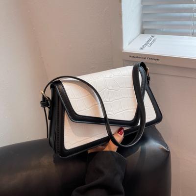 Tasche Damen neu Frühling und Sommer Achseltasche trendiges Steinmuster kleine quadratische Tasche Schultertasche Textur modische Umhängetasche