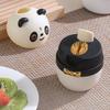 Niedlicher Panda Zahnstocherhalter Automatischer Pop-Up Zahnstocherspender Cartoon Panda Form Zahnstocher Aufbewahrungsbox für Küchen Tischzubehör