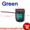 AD 1/2Pcs Red Green Navigation Light For Marine Boat Yacht Motorboat Fishing LED Lights Waterproof Side Marker Signal Lamp