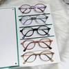 Retro Oval Photochromic Myopia Glasses Women Fashion Decorative Blue Light Blocking Eyeglasses with diopter 0 +1.0 +1.5+2.5+4.0