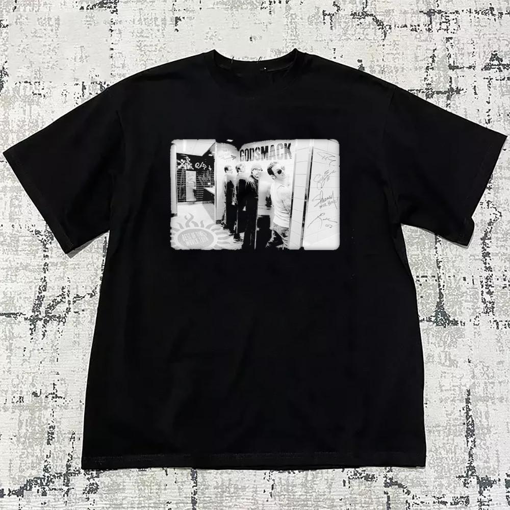 collection Godsmack Bathroom Best Of Time World Tour 2025 T-Shirt s-5xl BTT344 Unisex T-Shirt XXL