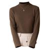2024 Ancola Red Women’s Slimming Long Sleeve Top - High Quality Spring/Autumn Wear