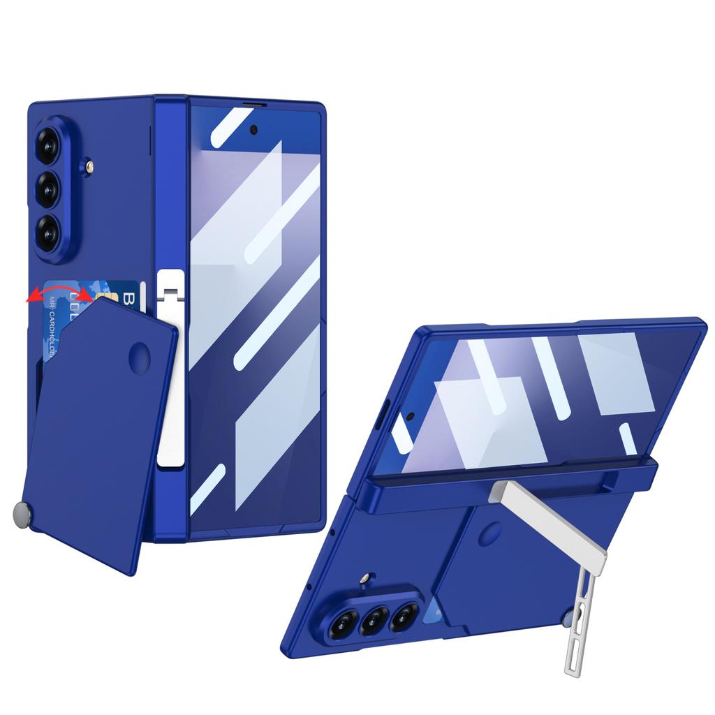 Suitable for Samsung Z Fold7 Mobile Phone Case Magnetic Suction Hinge Center Shaft Shell Membrane Side Bracket Fold7 Card Bag Protection Case