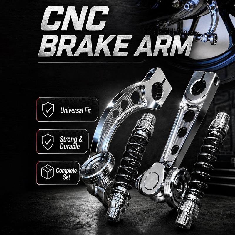 CNC Motorcycle Brake Arm Set Lightweight High Strength Alloy Universal Modification Part for Brake System Upgrade