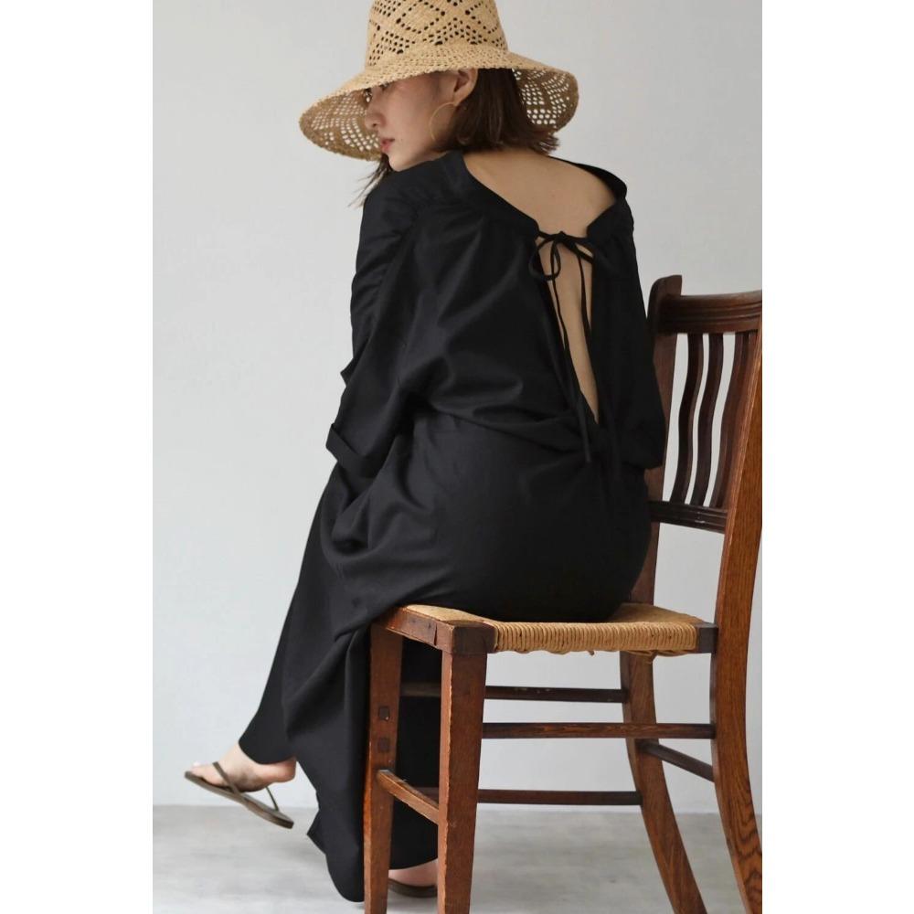 DIMANAF 2025 Plus Size New Dress Women Solid Short Sleeve V-Neck Long Summer Style Loose Basic