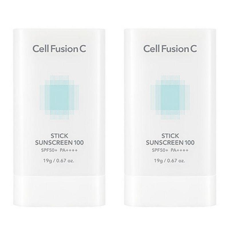 Cell Fusion C Stick Sunscreen 100 SPF50+ PA++++ 19g – Portable UV Protection Sun Stick for Face & Body