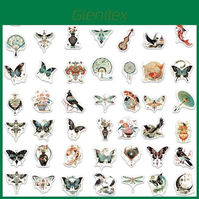 Adorable Retro Graffiti Stickers 50 Sheets For Guitar Notebook And Luggage Diy Decor