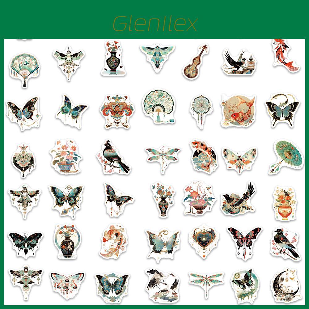Adorable Retro Graffiti Stickers 50 Sheets For Guitar Notebook And Luggage Diy Decor