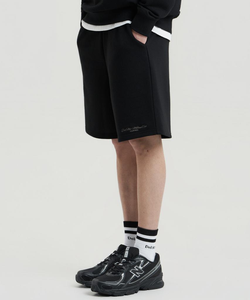 Delma Wellness Club Sweat Easy Shorts - Black