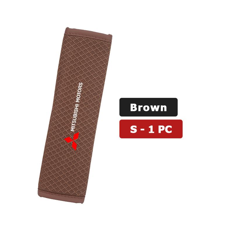 

1/2PCS Car Seat Belt Cover Adjustable Ice Silk Safety Protection Shoulder Pad For Mitsubishi Outlander Pajero Sport Lancer EX